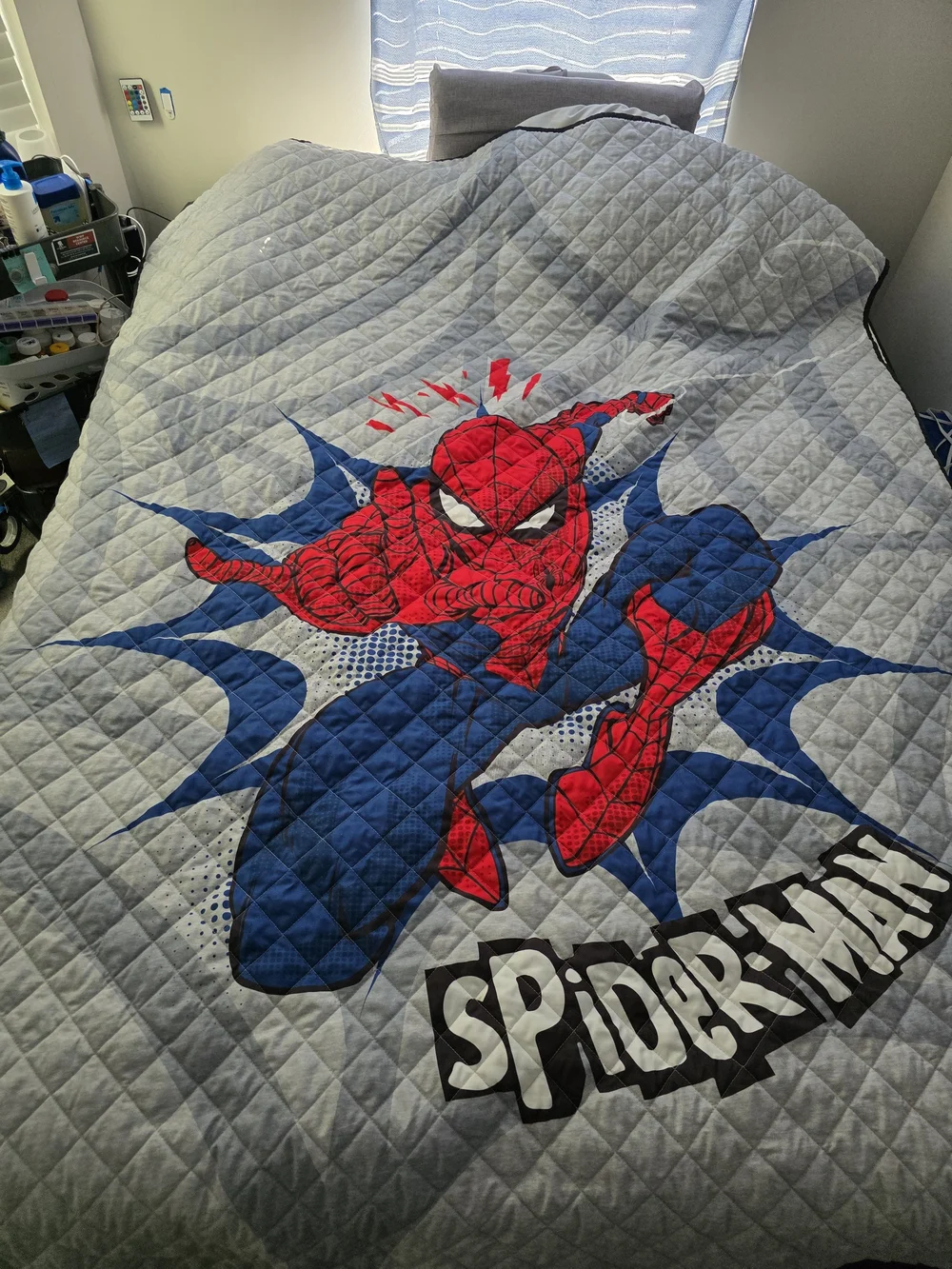 Marvel Spider-Man Quilt TWIN Gently Used